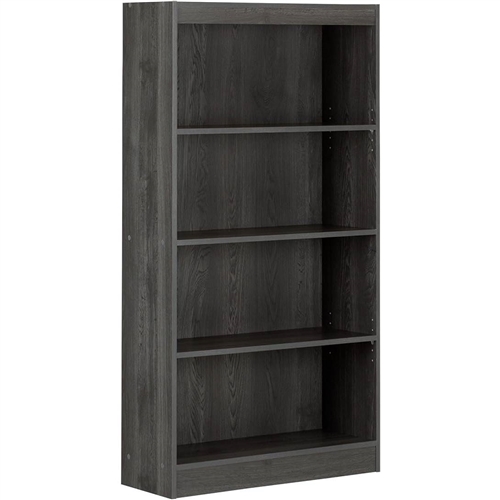 Four Shelf Eco-Friendly Bookcase in Grey Oak