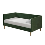 Twin size Modern Green Velvet Upholstered Daybed