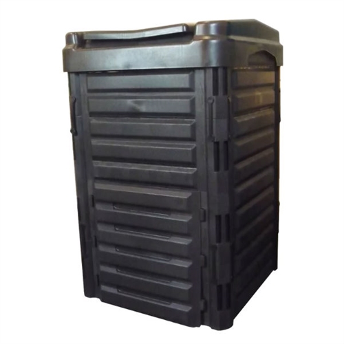 Heavy Duty Black Plastic Compost Bin for Home Garden Composting 80-Gallon