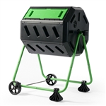 Tumbler 5-Cubic Ft Compost Bin for Home Composting with Heavy Duty Frame