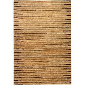 Hand-knotted All-Natural Fields Beige Hemp Rug (8' x 10')