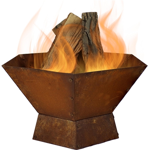 23 Inch  Rustic Steel Affinity Fire Pit