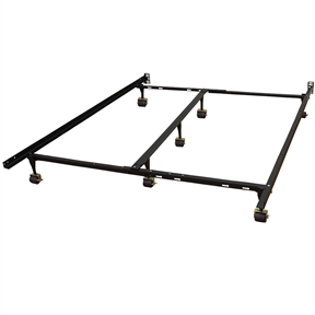 Universal Metal Bed Frame Adjusts to fit Twin Full Queen King CAL King Twin XL