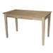 Unfinished Solid Wood Desk Laptop Computer Writing Table with Drawer