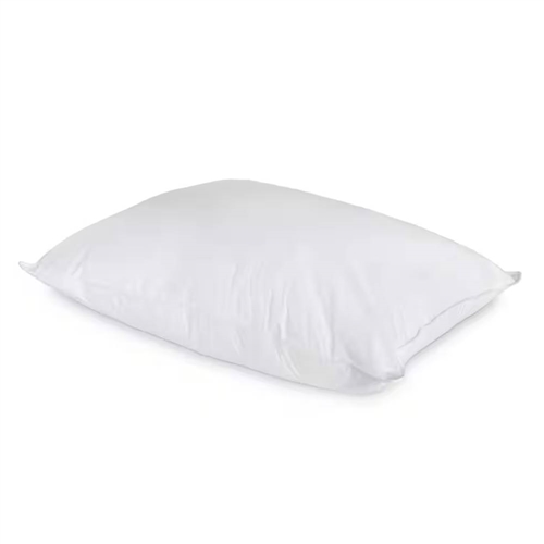 Jumbo Standard Cotton Bed Pillow with Down Alternative Polyester Fiber Fill