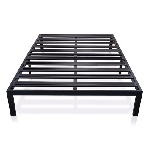 King Metal Platform Bed Frame with Heavy Duty Slats