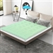 King size 3-inch Thick Green Ergonomic Breathable Air Foam Mattress Topper