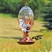 Copper and Glass Hummingbird Feeder - 32 Fl. oz. Nectar Capacity