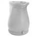 Light Grey Granite 65 Gallon Plastic Urn Rain Barrel with Planter Top