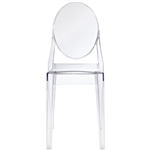 Stackable Clear Acrylic Dining Chair for Indoor or Outdoor Use