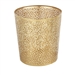 1.3 Gallon Round Perforated Copper Gold Metal Waste Basket Trash Can