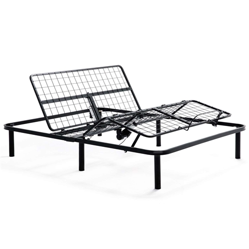 Twin XL Heavy Duty Adjustable Bed Frame Base with Remote