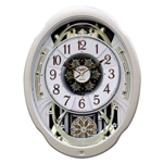 Moving Face Pendulum Wall Clock - Plays Melodies Every Hour