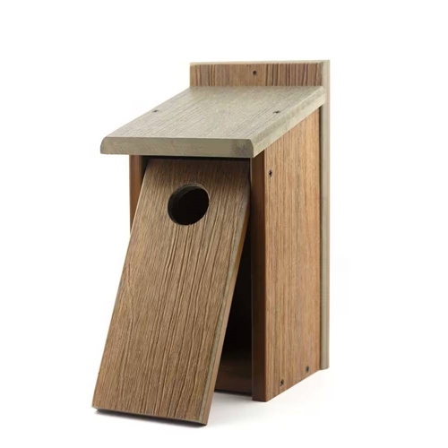 Outdoor Garden Environmentally Friendly Composite Wood Birdhouse