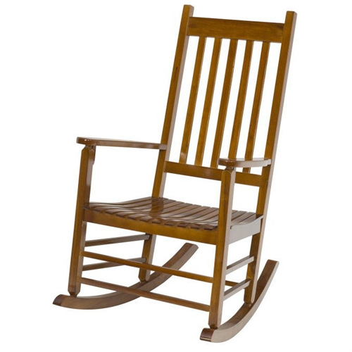 Outdoor Rocker Mission Style Natural Wood Rocking Chair