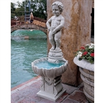Outdoor Peeing Boy Statue Water Fountain