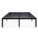 King size 16-inch High Heavy Duty Metal Platform Bed Frame