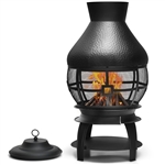Portable Patio Wood Burning Chimenea Fireplace