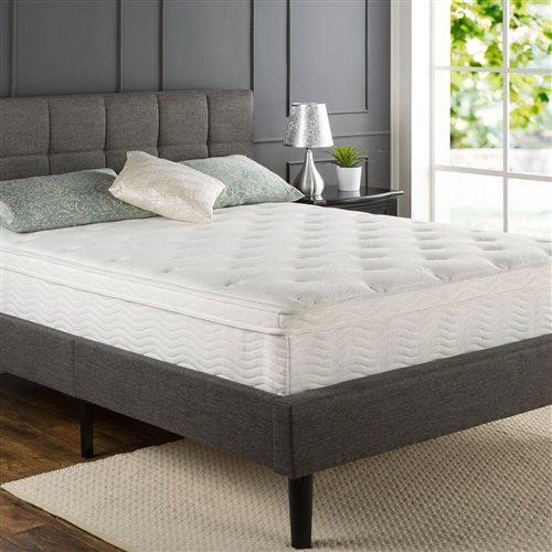 Queen size 12-inch Thick Euro Box-Top Innerspring Mattress
