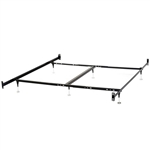 Queen Metal Bed Frame with Bolt-on Headboard Footboard Brackets