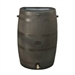 50-Gallon Brown Rain Water Collection Barrel with Brass Spigot