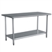 Stainless Steel Top Utility Table High Top Workbench Prep Table