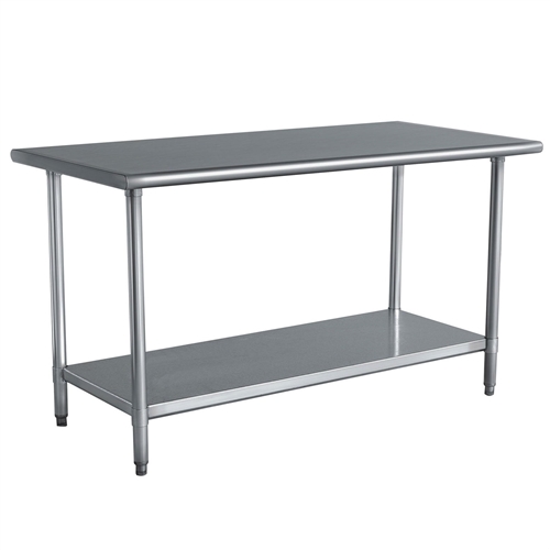 Stainless Steel Top Utility Table High Top Workbench Prep Table