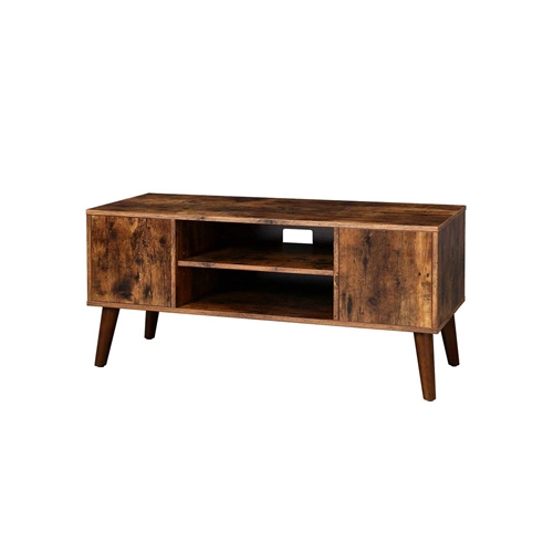 Farmhouse Entertainment Center Brown TV Cabinet