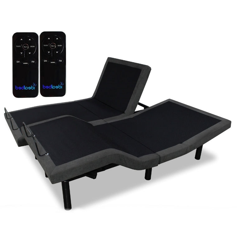 Queen Adjustable Bed Frame Base with Remote Control USB Ports and Massage |  FastFurnishings.com