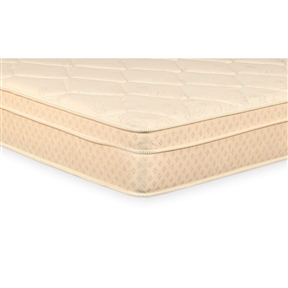 Twin size 9-inch Thick Euro Top Mattress - Made in USA