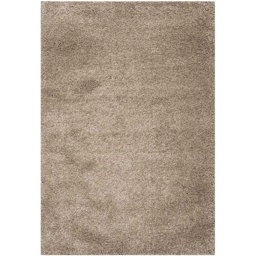 5'3" x 7'6" Hand-Tufted Plush Taupe Area Rug