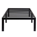 Twin 18-inch High Heavy Duty Black Metal Platform Bed Frame