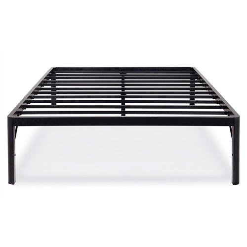 Twin size 18-inch High Rise Round Edge Metal Platform Bed Frame