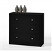 Contemporary 3-Drawer Chest in Black - Made in Denmark