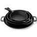 12-Piece Cast Iron Cookware set with Dutch Oven Frying Pan Skillet and Pizza Pan