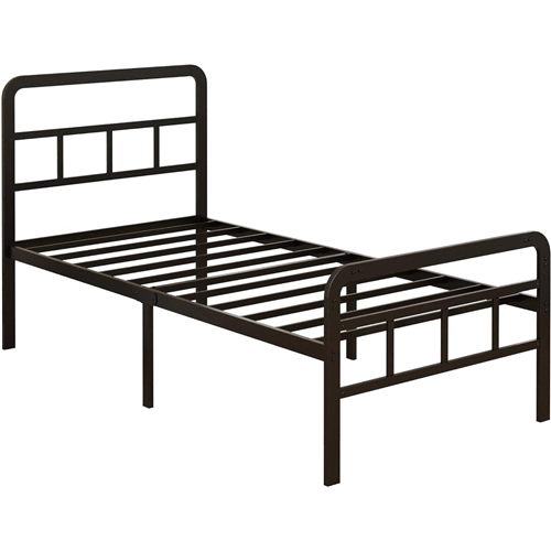 Twin XL Simple Style Heavy Duty Headboard/Footboard Metal Bed
