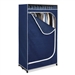 Portable Clothes Closet Wardrobe in Blue Breathable Fabric