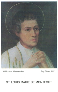 St. Louis De Montfort Prayer Card  (100)