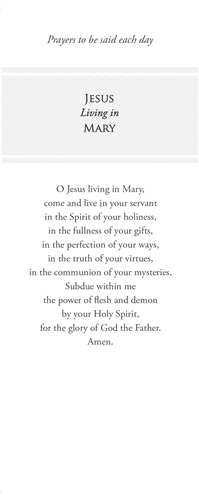 Total Consecration Bookmark (Pack of 100)