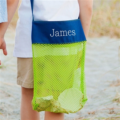 Personalized Shell Tote, Beach Shell Bag