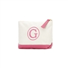 Hot Pink Canvas Cosmetic Bag