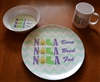 "NOLA Born, Bred & Fed" Melamine Dinnerware Set