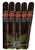 La Flor Dominicana Ligero Cabinet Oscuro Toro - 5pk