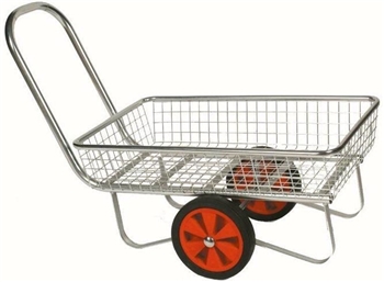 zinc garden centre trolley