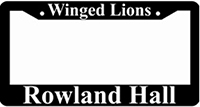 Rowland Hall License Plate Frame