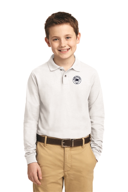 Youth Long Sleeve Polo