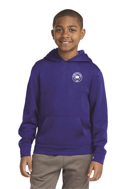 Youth Sport-Wick Fleece Hooded Pullover