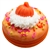 Frosted Pumpkin Cupcake Bath Bomb Donut