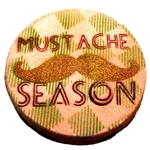 "Mustache Season" Color Art Bath Bomb