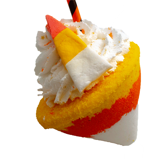 Candy Corn-tini Bath Bomb